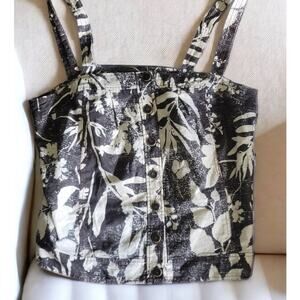 NWT Mes Demoiselles Button-Front Tank Top-Small